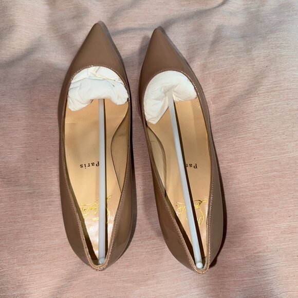Christian Louboutin Pigalle Follies 55 Patent Nude Size EUR 38 US 8 - Picture 6 of 8